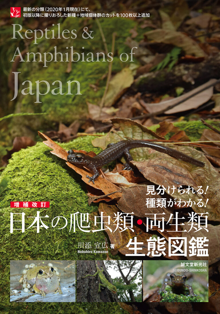 日本の爬虫類・両生類　生態図鑑増補改訂版着弾☆